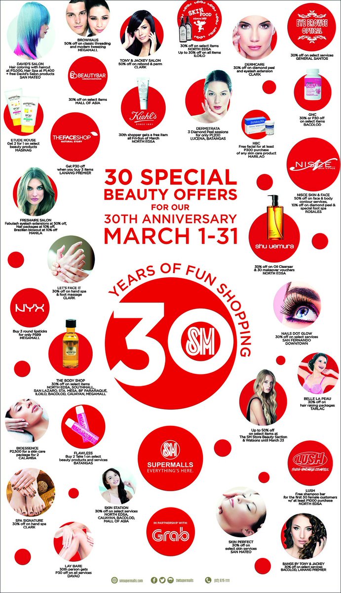 smsupermalls's tweet photo. LOOK: 30 beauty deals for the ladies! ZOOM IN and spot these at your favorite SM mall! #SMWorldofWomen #SMFeb30th https://t.co/aekTHWC6rC