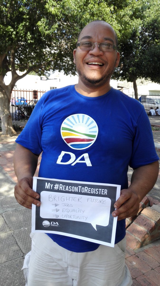 Karoo_stories's tweet photo. My #reasontoregister A Brighter future for all #voteDA #RegisterForChange @Our_DA @AnnetteLovemore @AtholT @Samjank https://t.co/TzgWgwJz0l