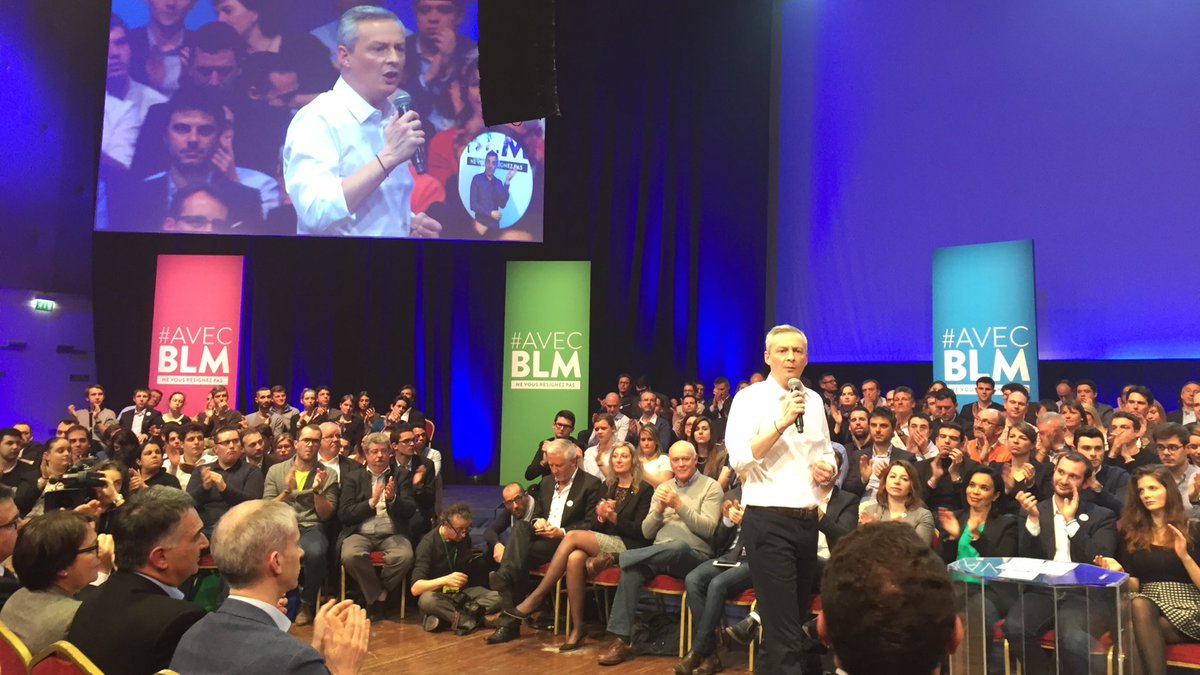 "Nous allons réinventer ensemble la #France, nous allons réinventer notre nation !" <a href="/BrunoLeMaire/">Bruno Le Maire</a> #TousAuxDocks