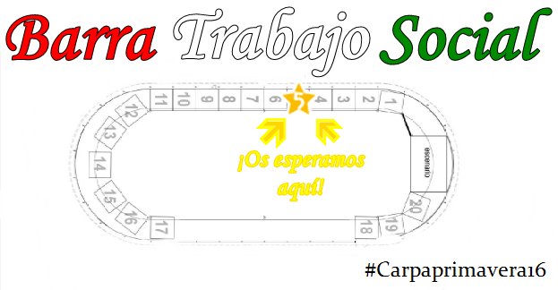 Barra_TS_2016's tweet photo. Ya tenemos asignado nuestro sitio.Os esperamos en la barra número 5 ¡No os lo podéis perder, habrá muchas sorpresas! https://t.co/F9y29wE9oe