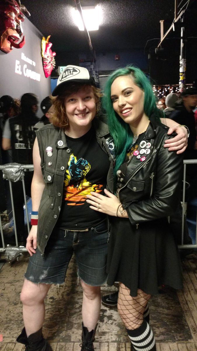 TaurusAngelBA's tweet image. Awesome show last night with @WarOnWomyn #leftovercrack and #Anti-Flag