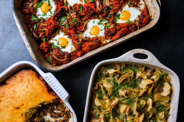 bonappetit's tweet photo. Casserole for breakfast means you can easily feed the soccer team known as your family https://t.co/yJfV7evniL https://t.co/7pkmlpxp9j