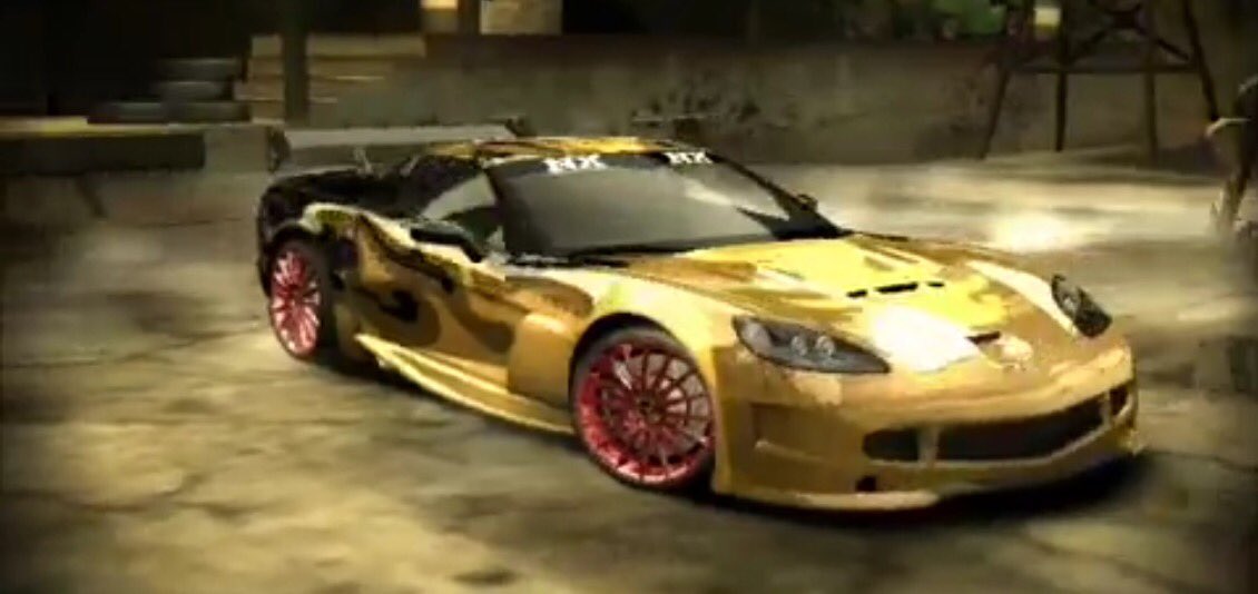 #OpenRP *He was polishing his brand new modified Corvette C6 it was shiny and sparkly*They're ya go you nice beauty!