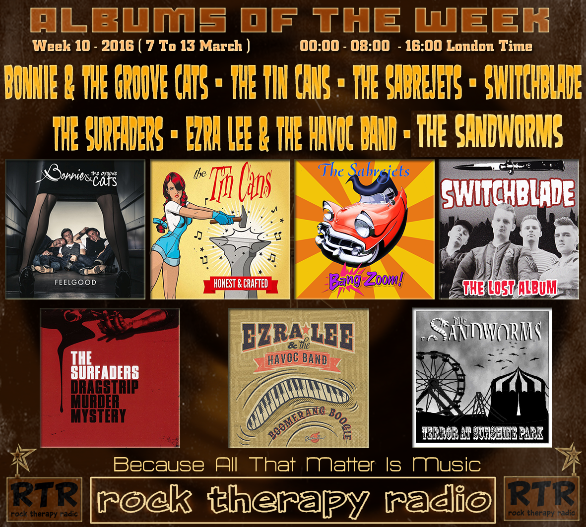 RockTherapyRadi's tweet photo. Albums of the Week
 Week 10 - 2016 (7 to 13 March)
 https://t.co/gtIo4nv40l
 https://t.co/o06v7Mw0Va https://t.co/uWTIobHFiZ