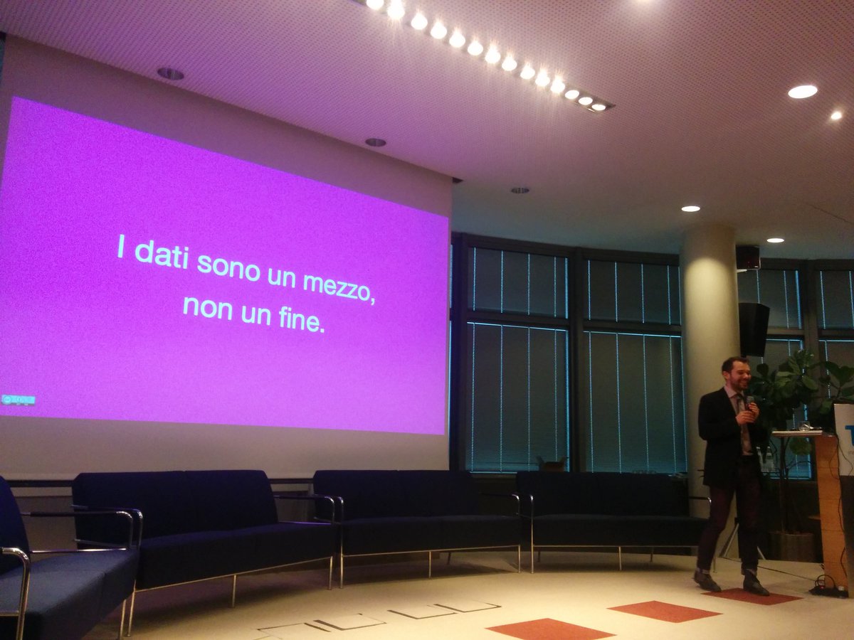 napo's tweet image. #ODD16 &quot;I dati sono un mezzo e non un fine&quot; @statshero of @ODIHQ