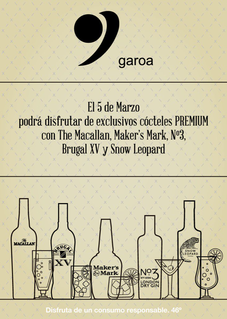 Esta noche podréis disfrutar de la mejor coctelería Premium!!!