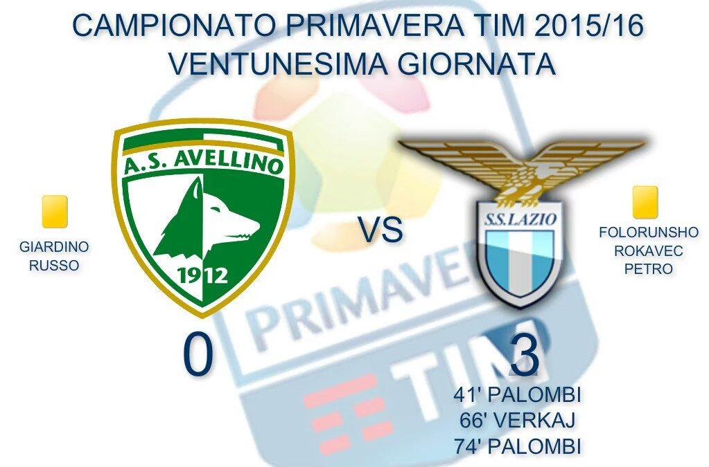 SSLazioOrg's tweet photo. #Campionato #Primavera
#Avellino - #Lazio 0-3. Il tabellino.
https://t.co/2dUn3Fh4Tc
#sslazio @LazioPrimavera https://t.co/RUkXJBMSvS