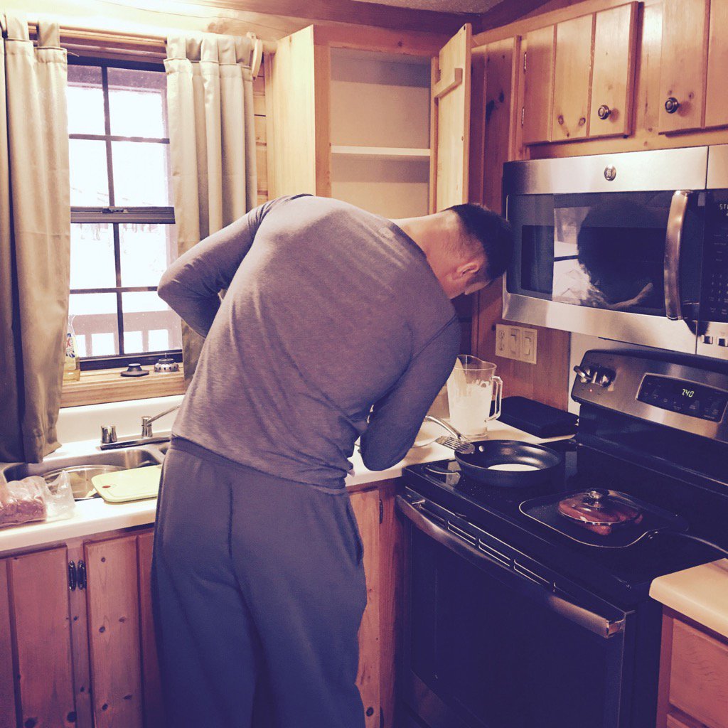 m_bradfield's tweet photo. The best part of a long, hard week is waking up Saturday morning to your husband cooking breakfast. #lovehim https://t.co/HDgjzSsjSy