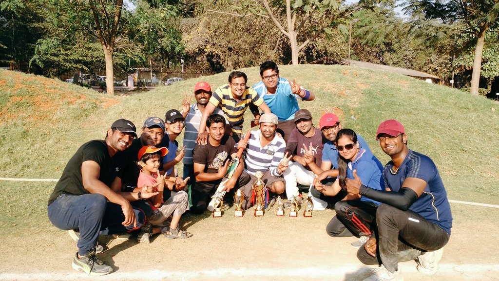 fraankah's tweet photo. #SGGSC #MITSCRS #MITSCricketLeague #Winners #TheBruisers @sshekhar4 @etienne_huret https://t.co/38ICJciEtM