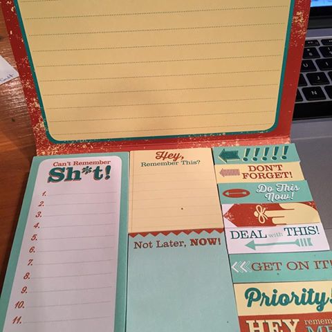 RosiOuellette's tweet image. Love these sticky notes from #ExclusiveInvites! I think they made them just for me. #rememberthings