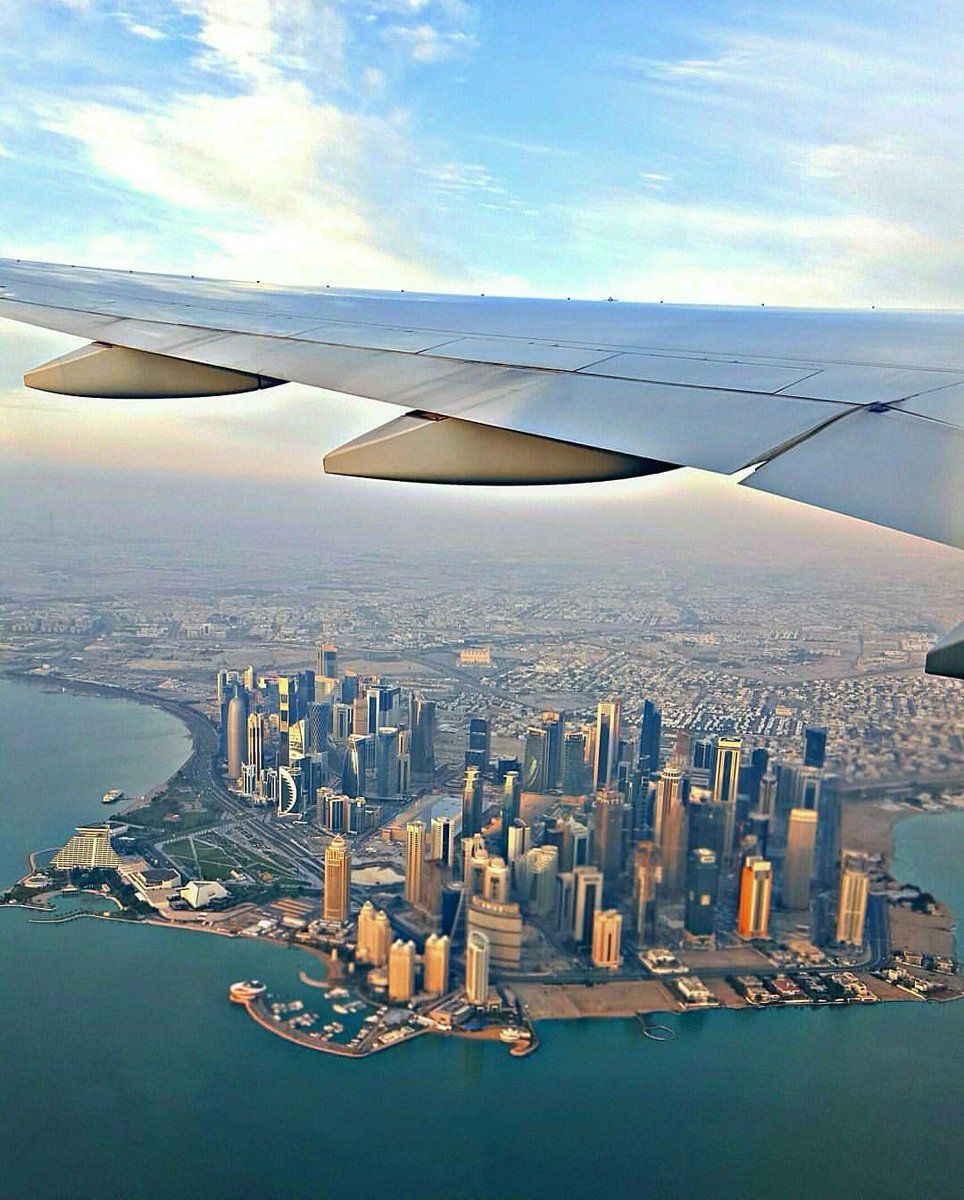 fs_gateway's tweet photo. Look at this gorgeous #view of Doha's #WestBay! #Doha #Qatar #QatarAirways #Downtown https://t.co/9oR9PR2YH2