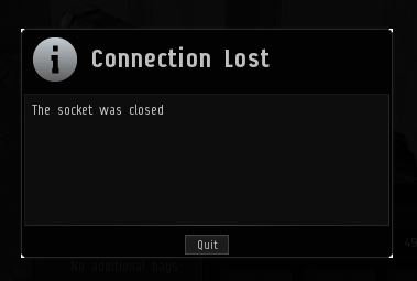 Two clients &amp; the same char keeps getting socketed continuously, all week now. D: #EVEOnline #TweetFleet #SocketWTF