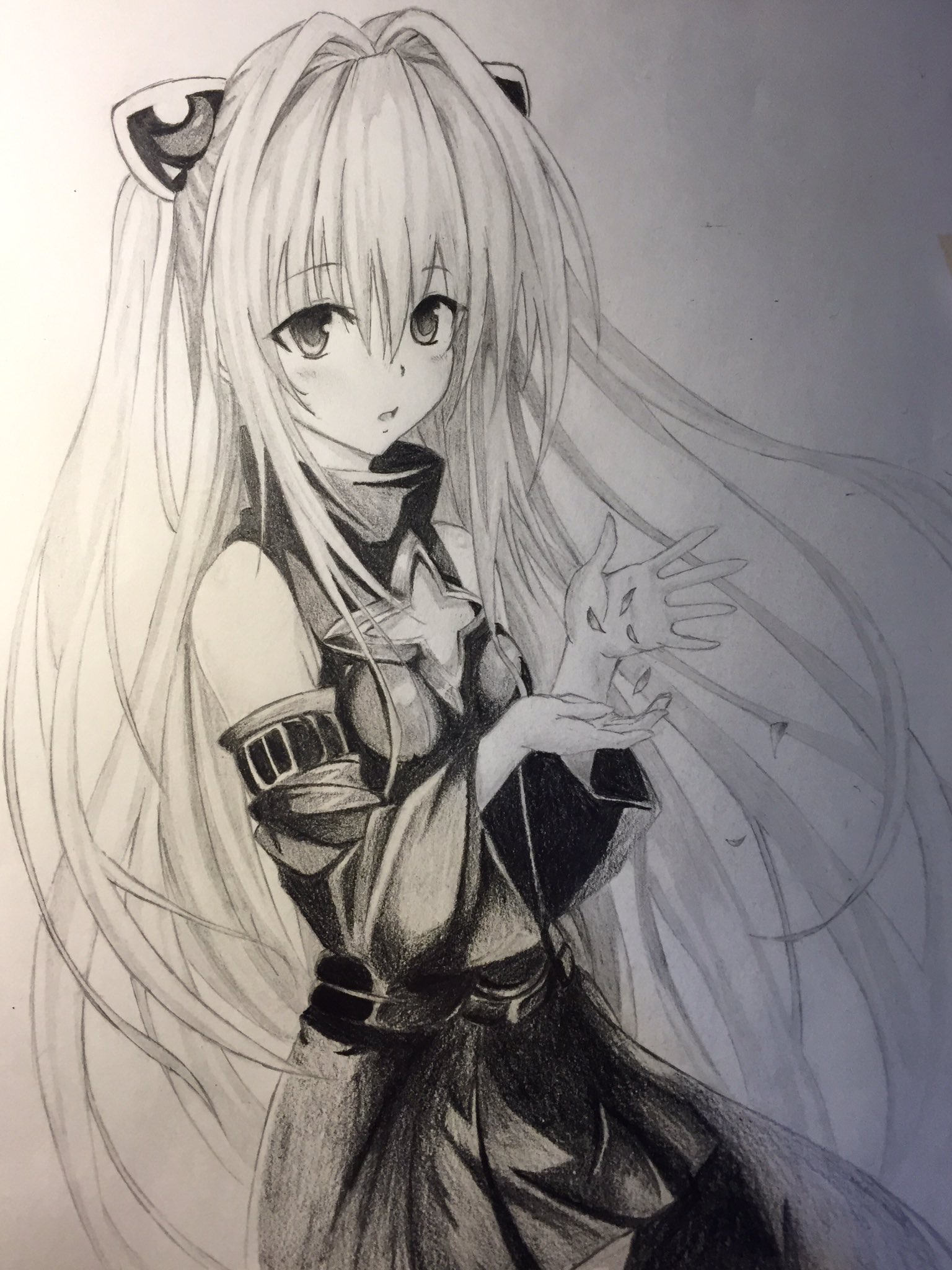 Asakichi トラブるからヤミちゃん描いたー 鉛筆 模写 トラブるダークネス T Co 5y0ny6lsh2 Twitter