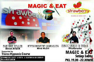 Now #MagicAndEat at <a href="/strawberrycrb30/">Strawberry Delight</a>  w/ <a href="/Trance_Hypnosis/">Trance Hypnosis Crb</a> #Cirebon #infoeventcrb
Cc: <a href="/CirebonBribin/">Kakang Baridin</a> <a href="/AboutCirebonID/">About Cirebon</a>