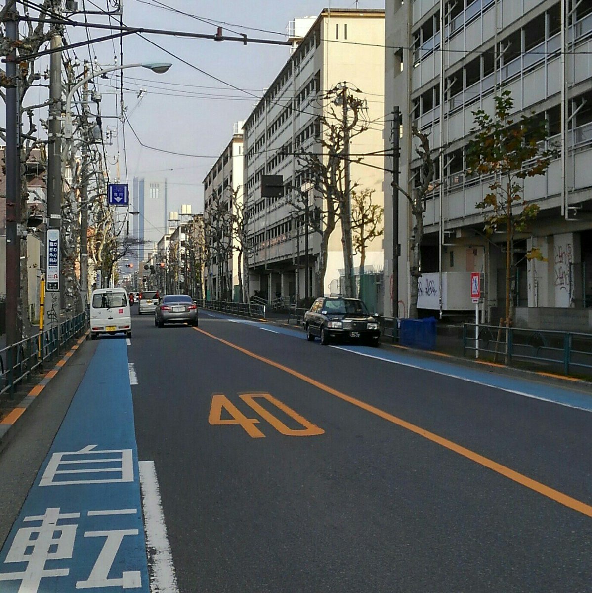 自転車 専用 通行 帯 駐 停車