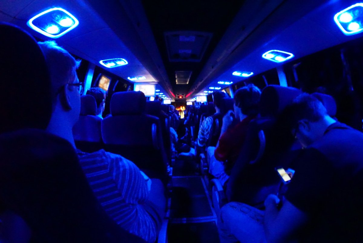 We are in our 16th hour on the bus and can see the light at the end of the tunnel #springbreak2016