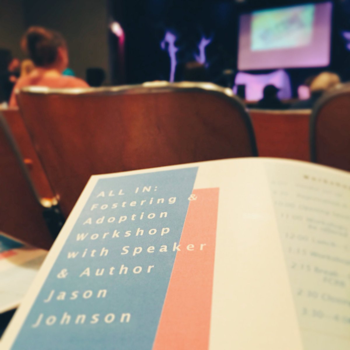 We're ready to learn more about fostering &amp; adoption today at the All In Conference with <a href="/_jasonjohnson/">Jason Johnson</a>