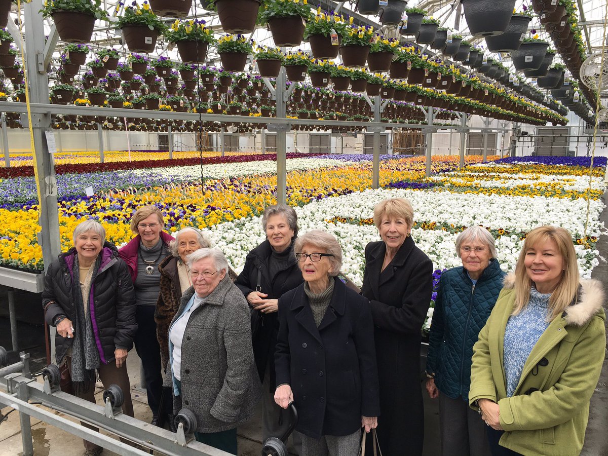 BellNursery's tweet photo. Was great giving the Women's Club of Bethesda MD a tour of our greenhouses! https://t.co/qJuOTadDaH