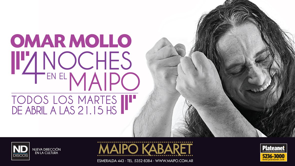 rober_quinteros's tweet photo. Martes de abril #OmarMollo en @MaipoOficial  @927tango @la2x4 @luistarantino @eltangauta @AgenciaTelam @gabyplaza https://t.co/F6Nn0k9che