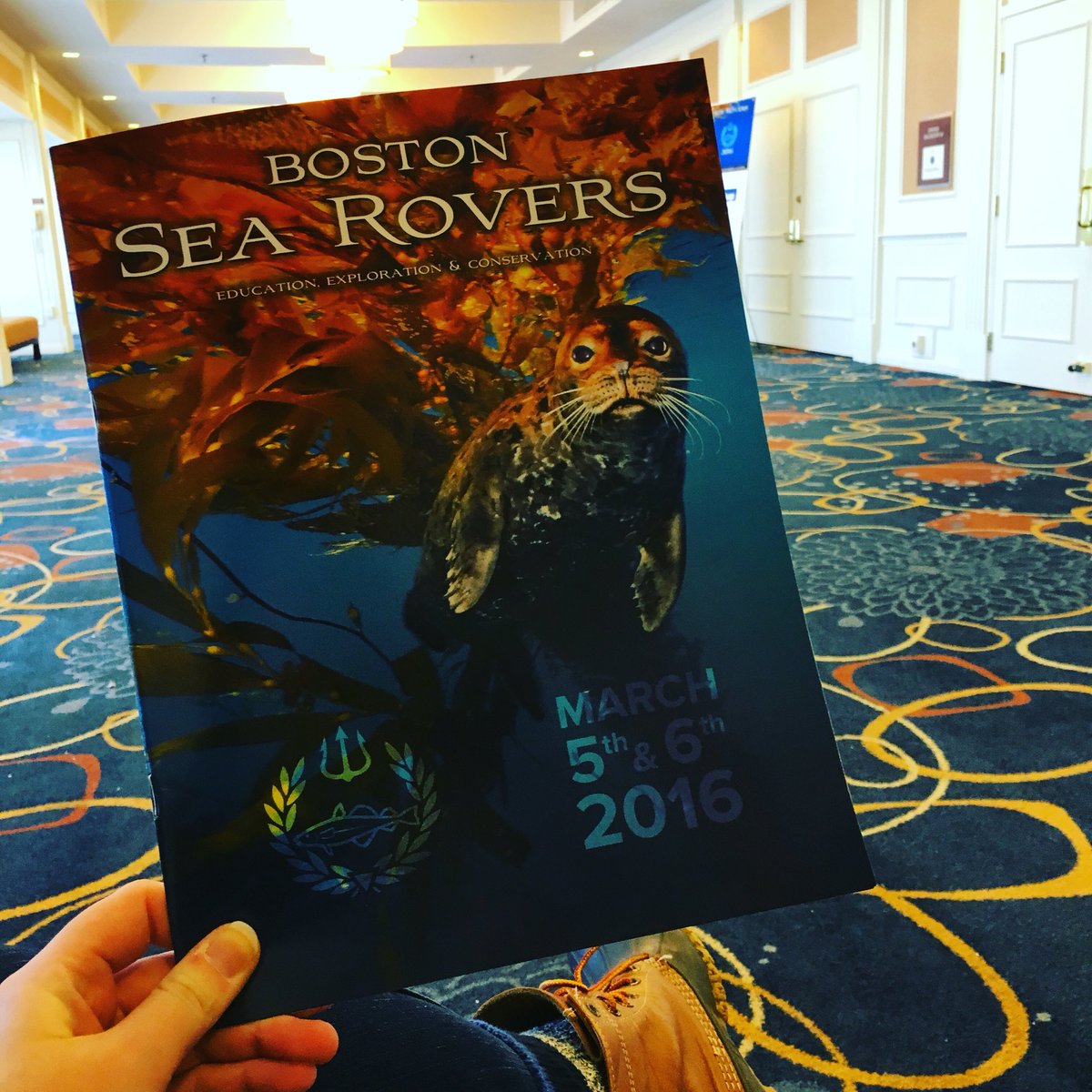 The #UNEScubaClub is volunteering at the #BostonSeaRovers conference  in Danvers, MA! #GetUnderwater #SCUBA 💦