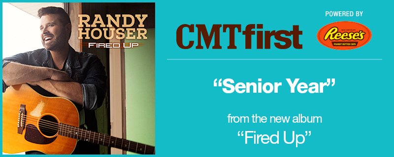 CMT's tweet photo. #CMTfirst: @RandyHouser, "Senior Year." Listen to this track here only > https://t.co/r6VQyIQMJo @ReesesPBCups https://t.co/EyVp258muR