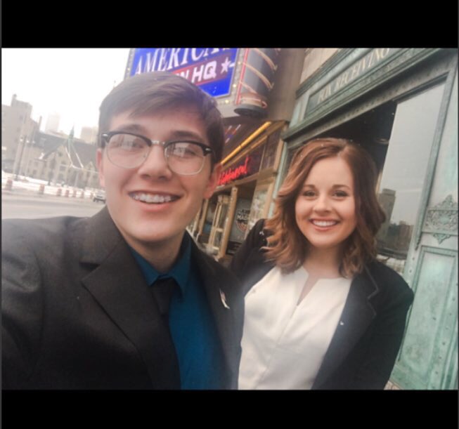 WOYoungReps's tweet photo. 2 of our members, @McKennaStam and @wilsonjacob88 volunteered at the GOP debate on Thursday night in Detroit! https://t.co/TxWNEqD1gR