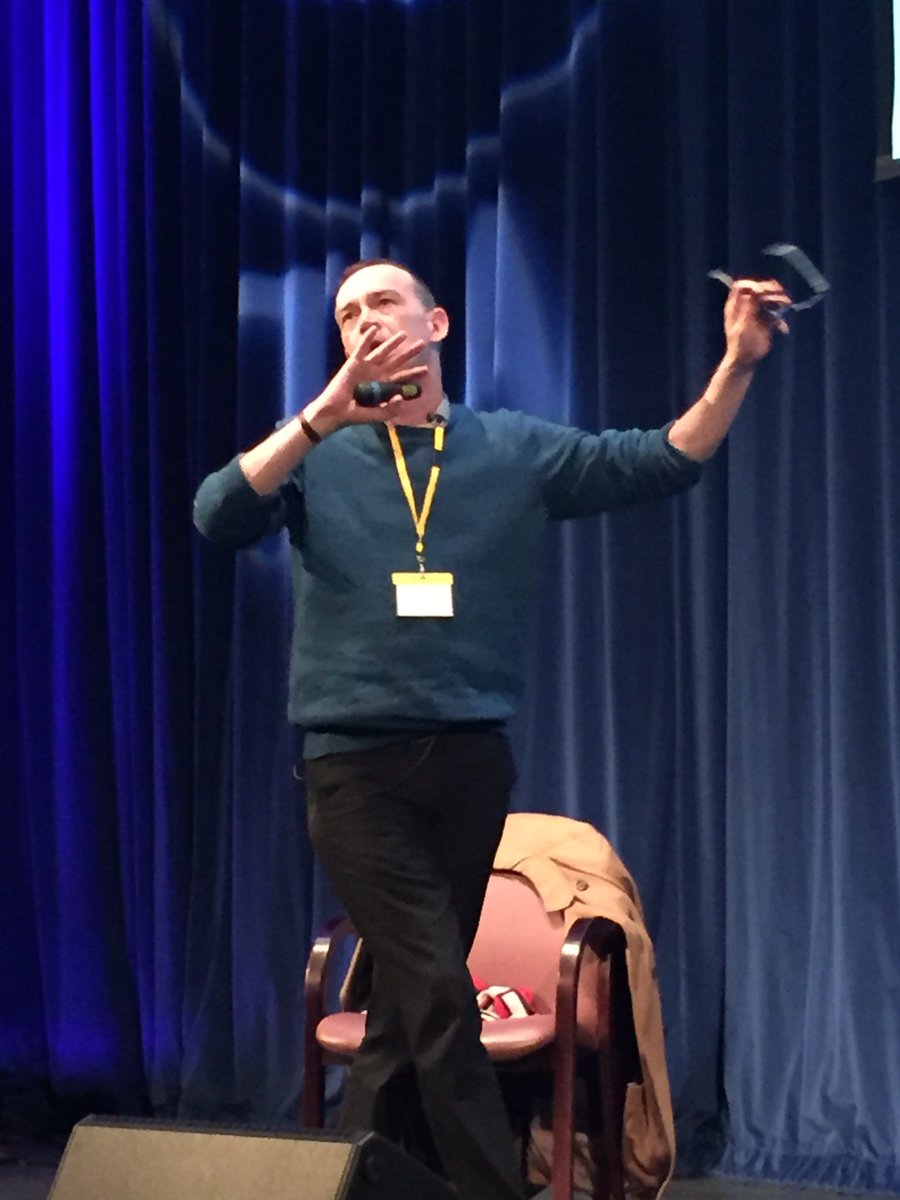 CristaHazell's tweet photo. @PhilBeadle sharing his incredible passion with us #TLAB16 https://t.co/Q4LSMIQ6Od