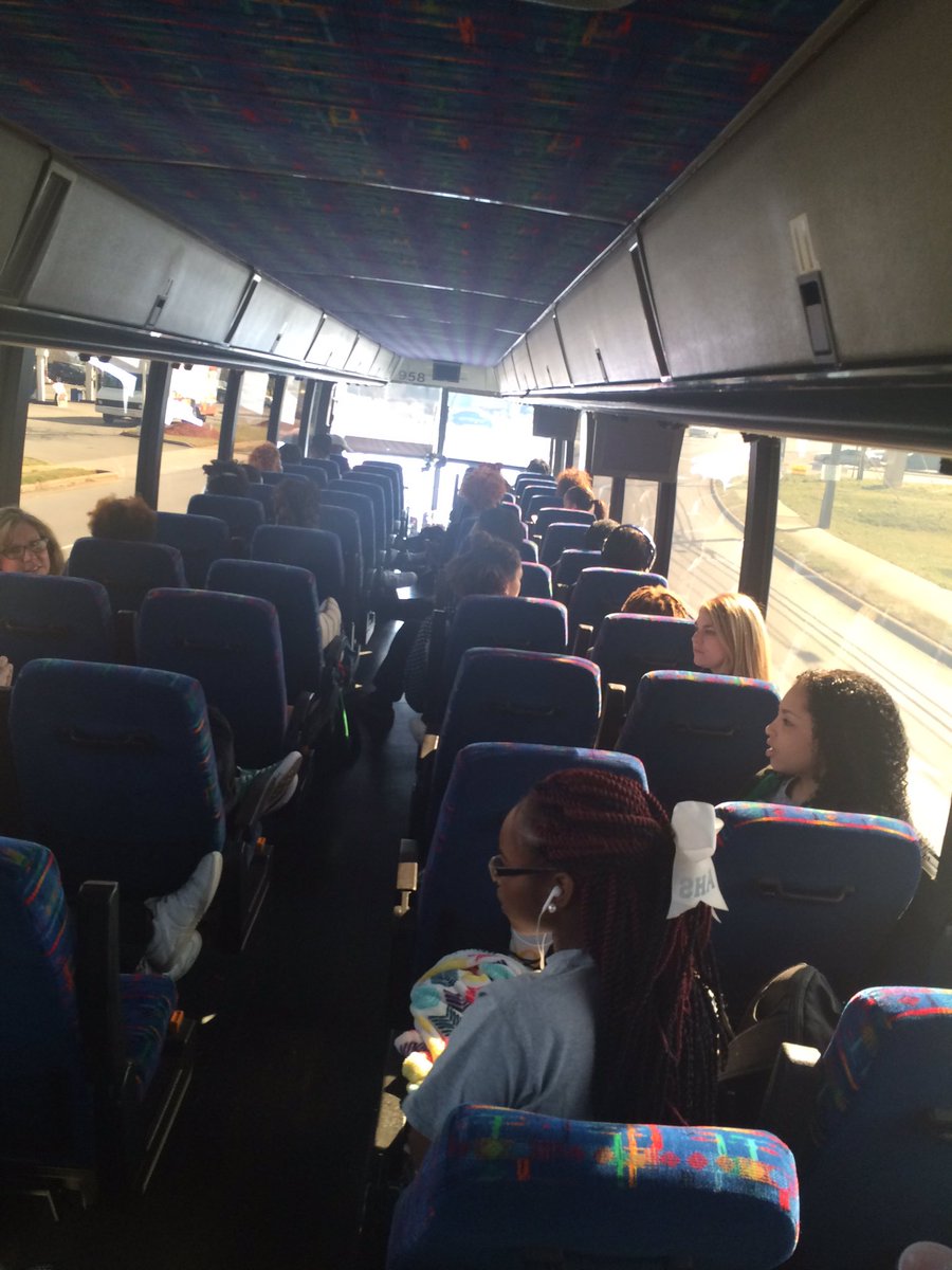 AshbrookHS's tweet photo. Ashbrook Lady Greenwave basketball rolling out to Greensboro for their playoff game https://t.co/L3nxvYMJc2