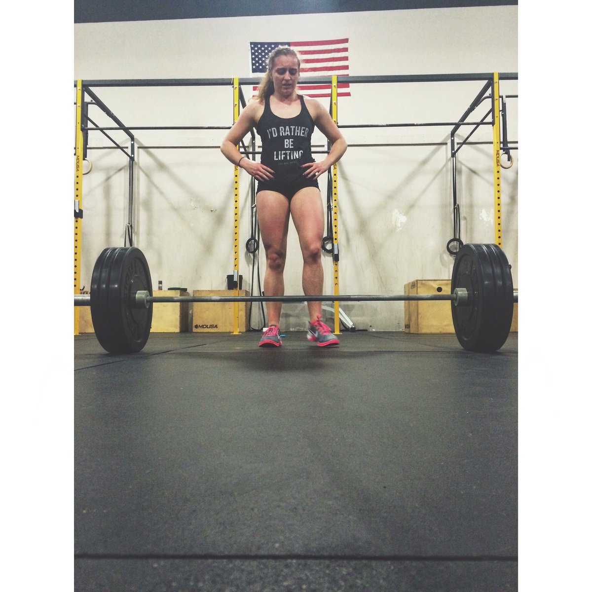 liv_wease's tweet photo. 16.1 &amp; 16.2 are over with. I must say they have been challenging. #2016CrossFitOpen #liftlikelivi https://t.co/IEFMb1Pv8U