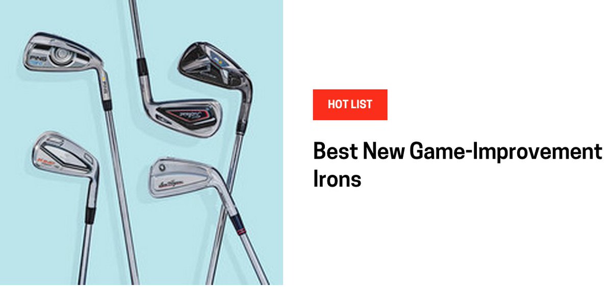 GolfDigest's tweet photo. The goal of these irons is pretty straightforward: Make you less terrible. https://t.co/J8kFzOkqbf https://t.co/hZj8ZJSamz