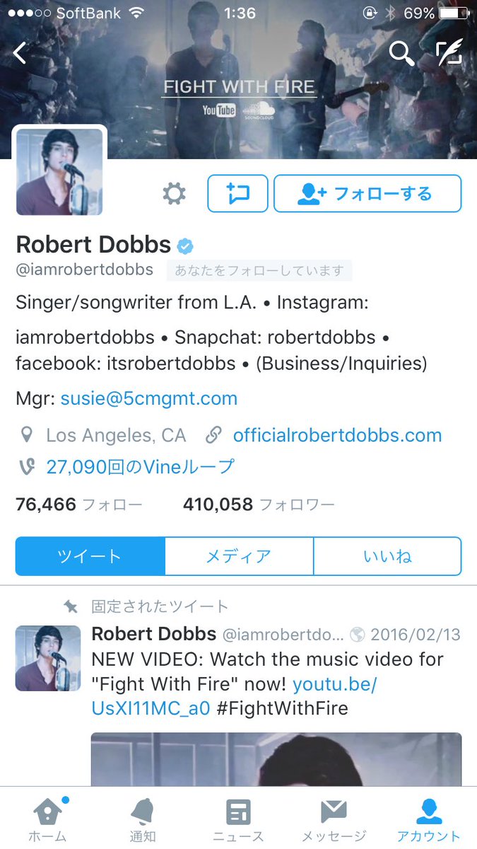 KateAndRossL's tweet photo. またもや嬉しい？ことに公式マーク付きの方にFollowされた😂私はよく知らないんだけど、誰か知ってる人います？？ https://t.co/m1z98WLh1B