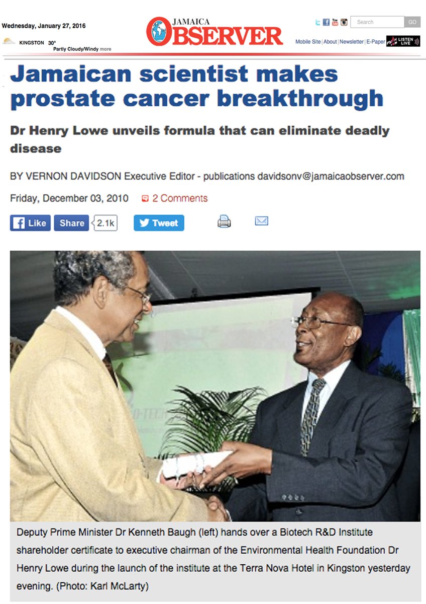 Youth4Agri's tweet image. Jamaican Scientist Dr. Lowe makes breakthrough using Ball moss plant
ow.ly/Z6FlT  #medagri #youth4agri