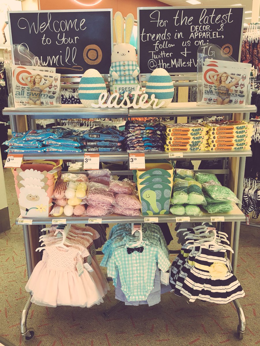 TheMillestVML's tweet photo. The Mill has got your Easter essentials front and center!  #NOFOMO #easter @JeffAmos5 @MarcusBondeTGT https://t.co/ZMFVYUPLoM