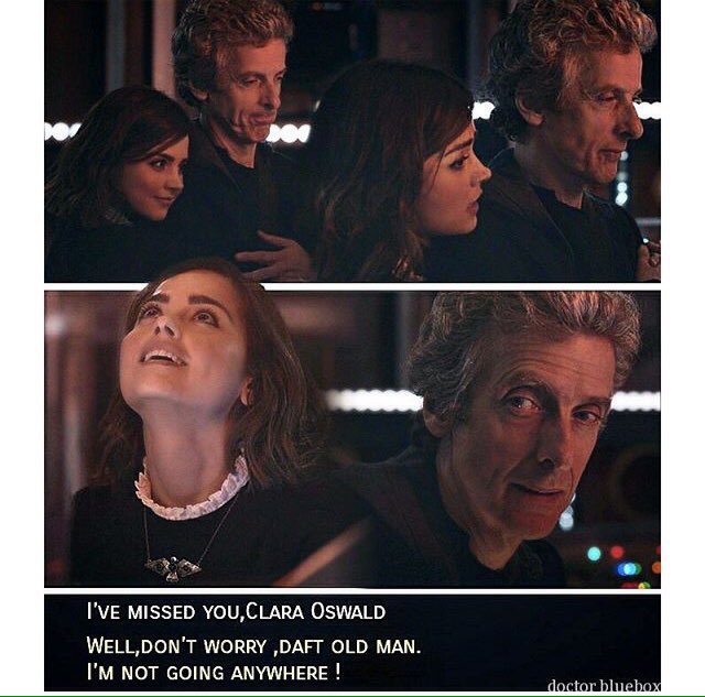 10isbae's tweet photo. This ep made me so sad, once I found out that she was leaving at the end of the season💕😭😭💔💔 #doctorwho #claraoswald https://t.co/8llIGEByRi