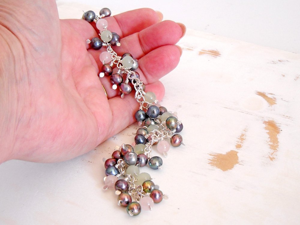 Bluetina1's tweet photo. Pearl Cluster Bracelet Silver Handmade Chain by bluetina https://t.co/0Cu2SfkPaY @EtsySHP #etsyshp #handmade https://t.co/myj8BkpCyc