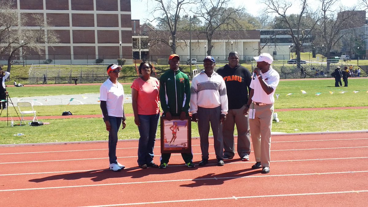 Isaiah Smith on senior recognition day! #FAMUTF #FAMU