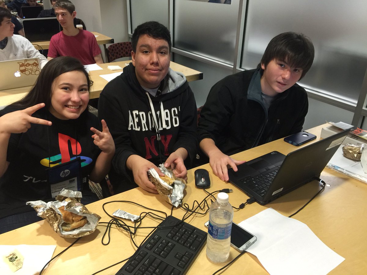 SWTigerBytes's tweet image. Tigers competing for 1st time @HP Codewars Houston this morning! @SpringWoodsHigh #keepcalmandcodeon #girlswhocode