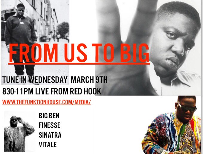 DJSinatra's tweet photo. MARCH 9th #tunein as we celebrate greatness w/ @DJBIGBEN @DJFINESSE @DJVitale #willalwayslovebigpoppa #livestream https://t.co/1LEknGp6z1