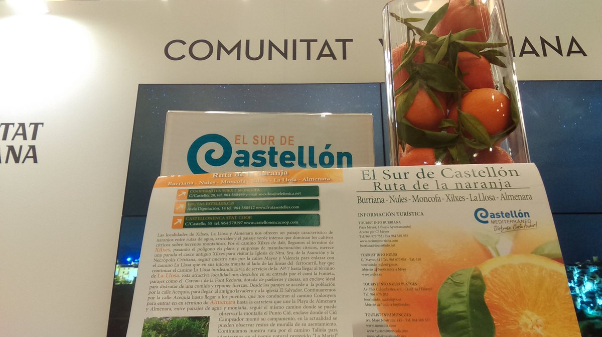 Este finde estamos en #SEVATUR <a href="/KursaalDonostia/">Kursaal</a> junto <a href="/c_valenciana/">Comunitat Valenciana</a> <a href="/turcastellon/">Turismo de Castellón</a> Ven a conocer nuestra zona !! 😉