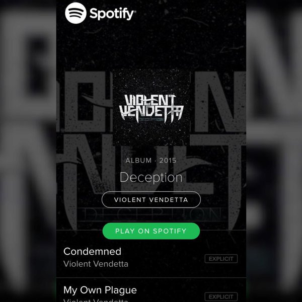 violentvendetta's tweet photo. Listen to #ViolentVendetta @Spotify! Go Go Go!! #Metal #Music https://t.co/nBvQNMX4eW