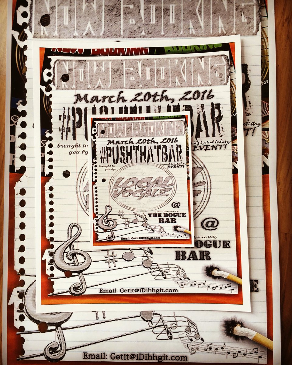 BeaudonnRay's tweet photo. #localvocalz #PerformingLyricalArtistry #PLA #March20th #THErogueBar #ScottsdaleAZ
Come out to the inaugural show https://t.co/TgESg0zRn1
