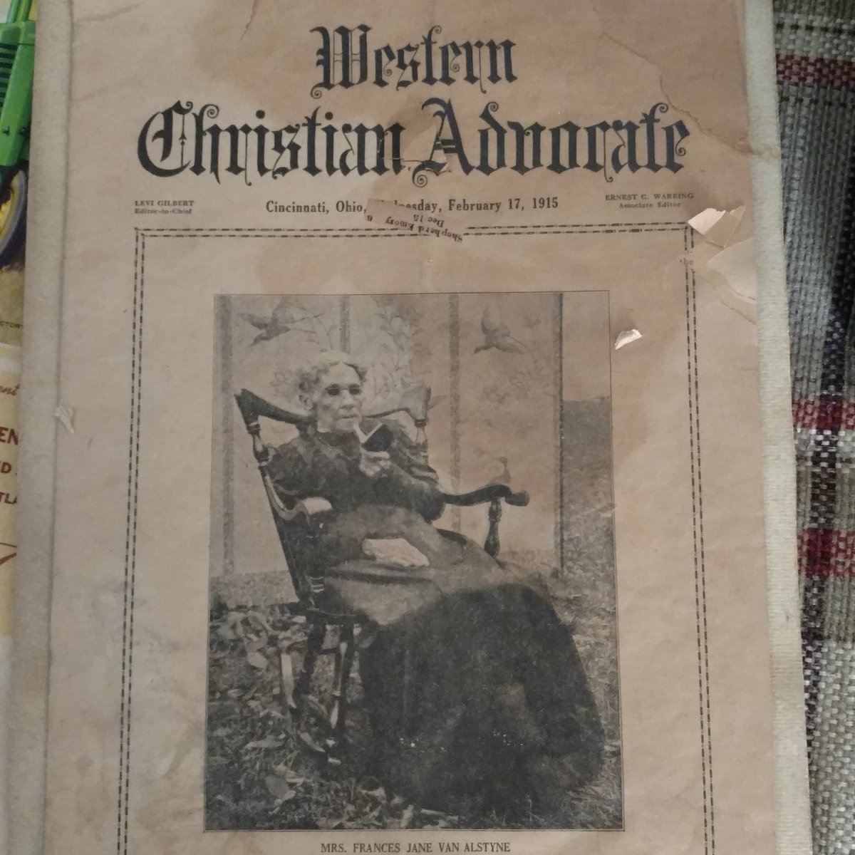 My finds, the Article is about 101 years old! :)