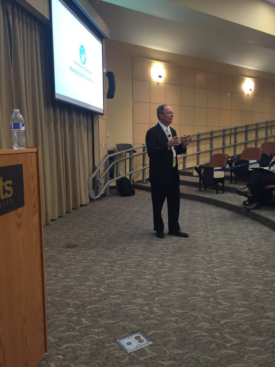 FletcherPolRisk's tweet photo. @IronNetCyber's CEO with Gen. Keith Alexander as our keynote. #FPRG2016 https://t.co/4ZRey6lA62