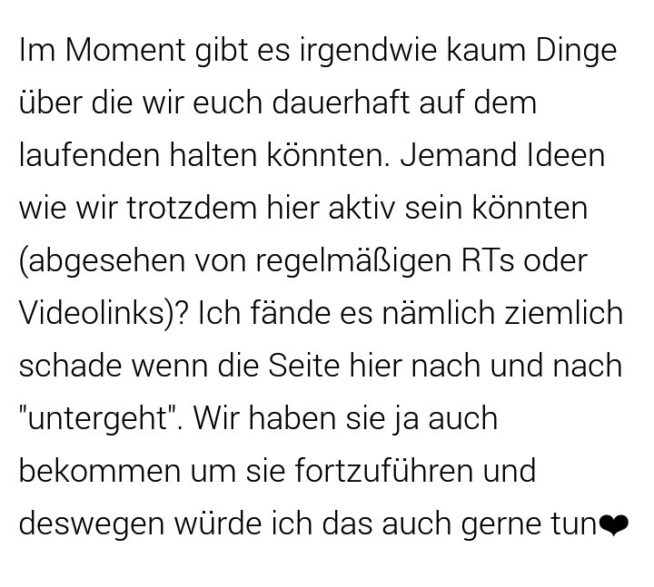 Ich möchte nicht, dass diese Seite die ganze Zeit stillsteht✨