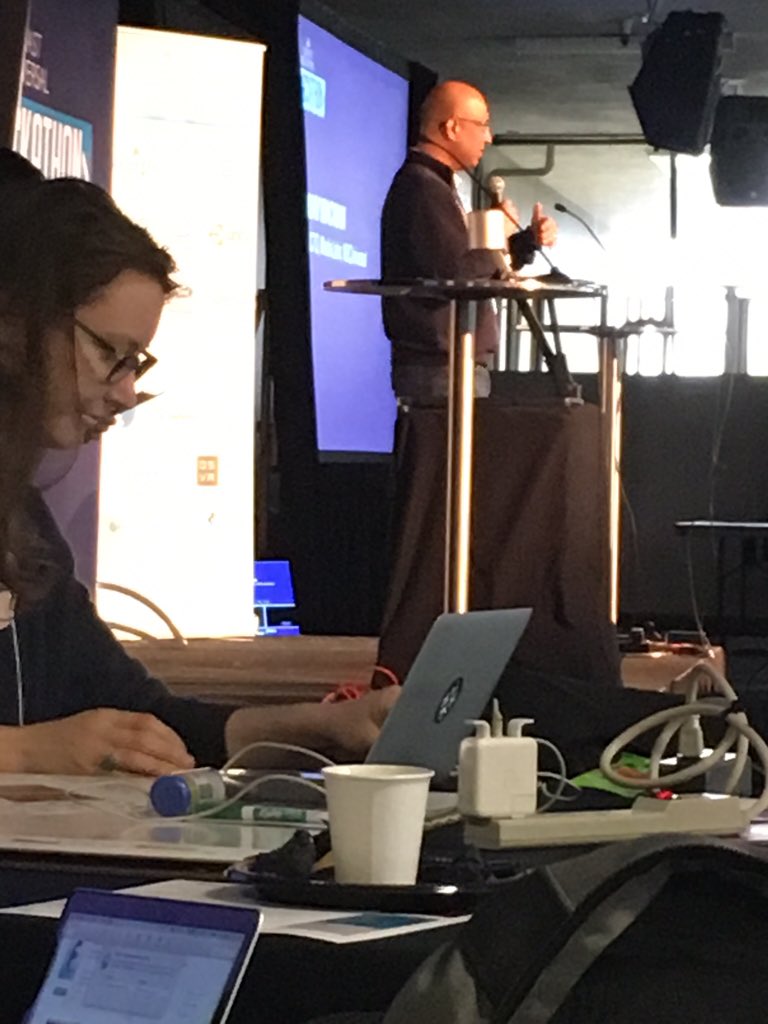 michellemaltbia's tweet photo. Sanjay MacWan, SVP & CTO, Media Labs, NBCUniversal giving the opening address at the #nbcuhackathon https://t.co/AXmIXb0ZWc