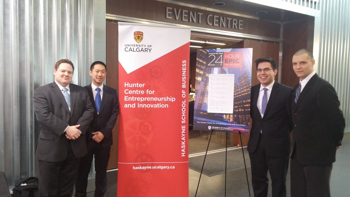 DAMman21's tweet photo. Great team dynamic at the @Haskayne24 case competition. #huntercentre #sotired https://t.co/P5DkAXbzj9