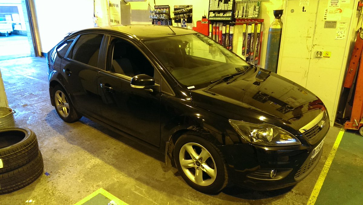 Ford Focus 1.6tdci in for stage 1 remap.