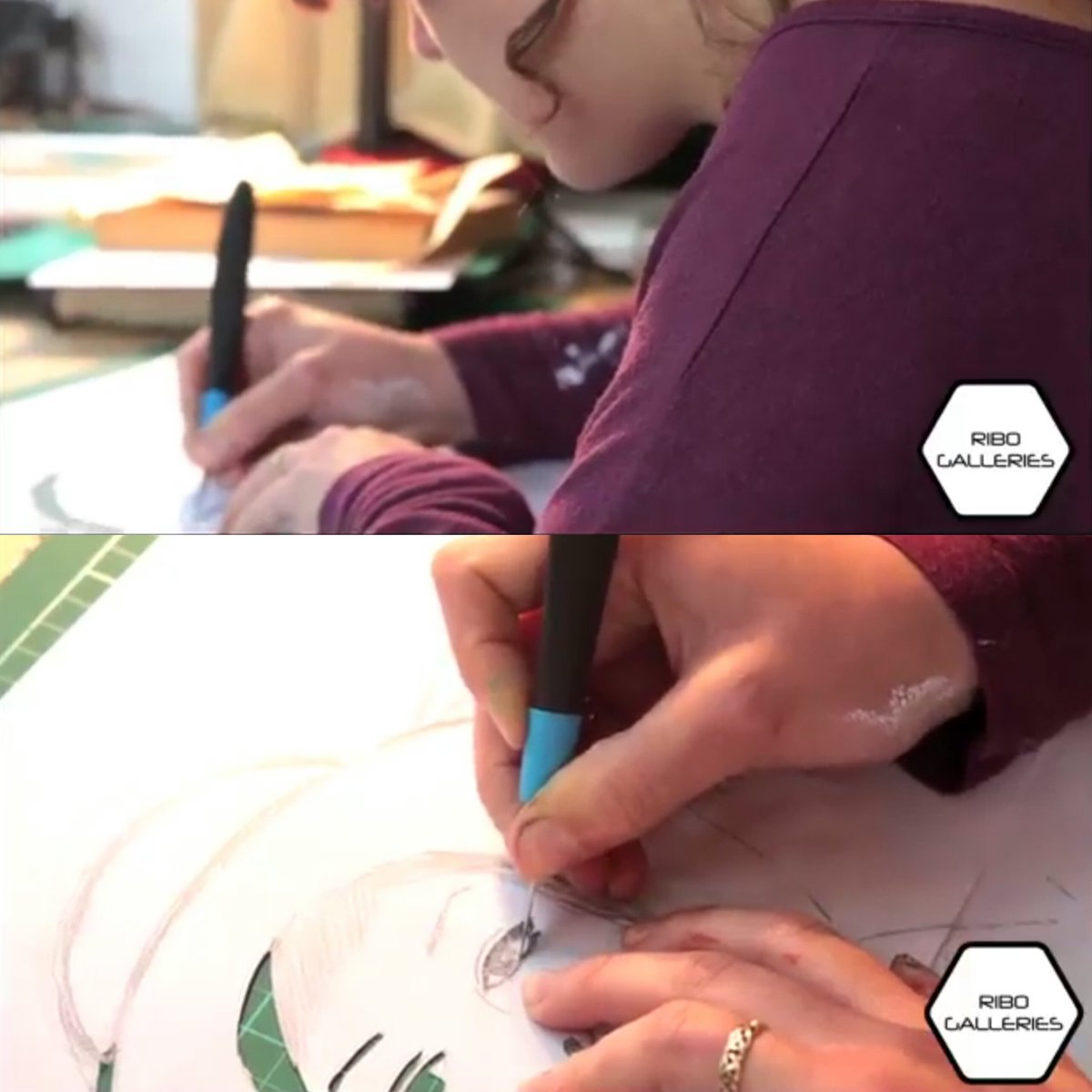 RiboGalleries's tweet photo. Watch Artist : Gisella Stapleton on our YouTube channel :  https://t.co/UZBs1sUP45 #Art #Creative #RiboGalleries https://t.co/zd2F5ptg5B