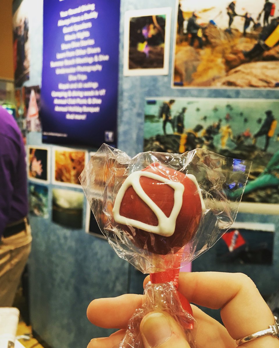 Adorable #SCUBA cake pops from one of the booths at the #BostonSeaRovers dive expo! 💦 #UNEScubaClub #GetUnderwater