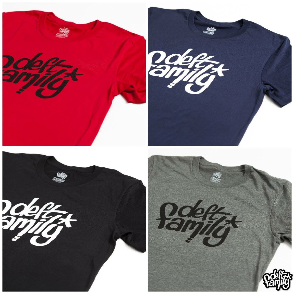 Pick a color any color! #DeftFam logo tees in stock! Deftfamily.com #Moto #BMX #MTB #luvdeft